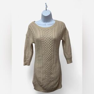 Cream Cable Knit Sweater